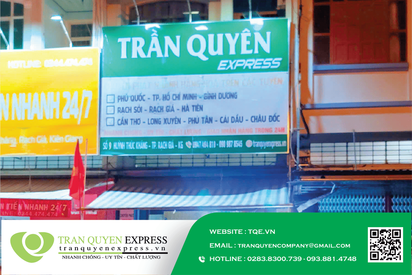 CHI NHÁNH THÀNH PHỐ RẠCH GIÁ , AN GIANG ( thuộc KIÊN GIANG cũ)